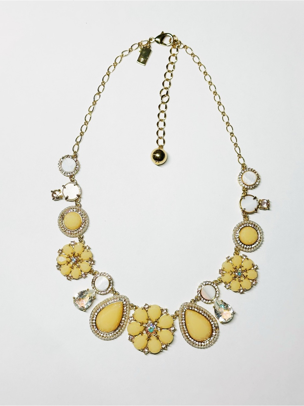 ♠️Kate Spade Yellow Flower Statement Necklace - Women Jewelry